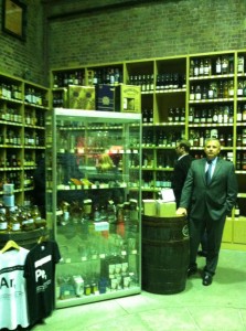 One corner of The Whisky Exchange in London